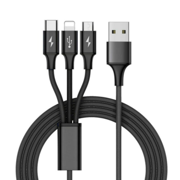 Paris Letteringthe Square Three-in-One USB Cable is A Universal Interface Charging Cable Suitable for Various Mobile Phones and Tablets 